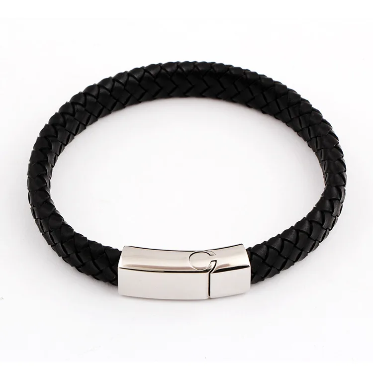 
New arrival OBE 2019 personality fashion magnetic clasps for flat leather bracelet 
