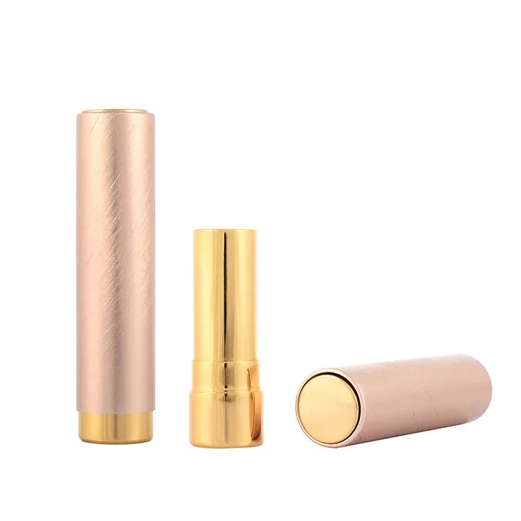 Индивидуальная индивидуальная косметическая марка OEM, роскошный Квадратный Контейнер для бальзама для губ, матовый уникальный логотип, пустой металлический тюбик для губной помады