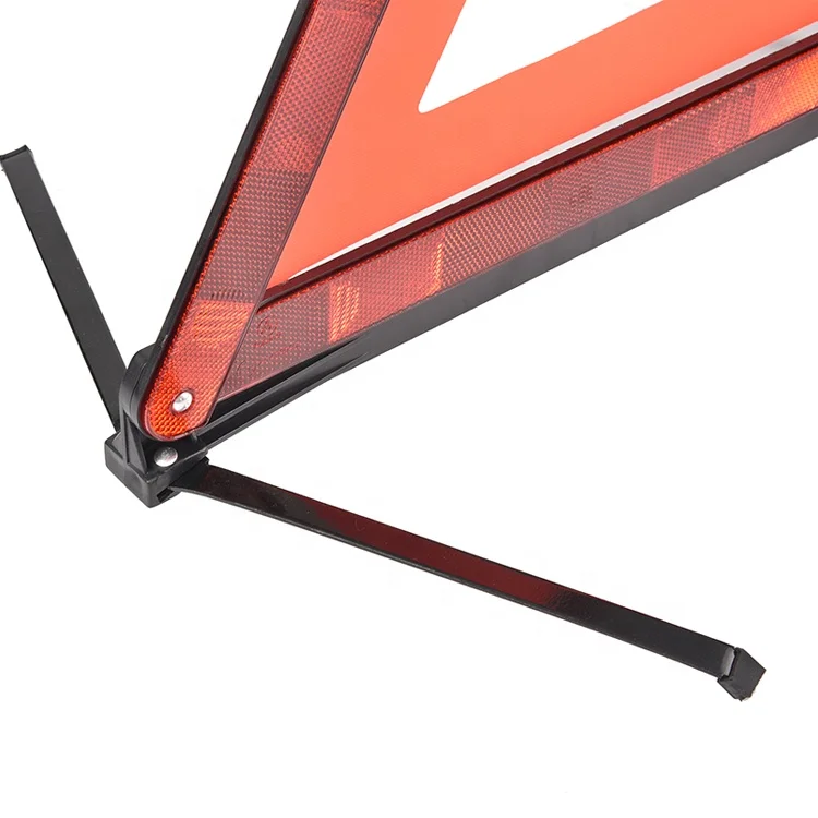 E-MARK roadway safety car warning reflector triangle auto red road traffic reflective triangle