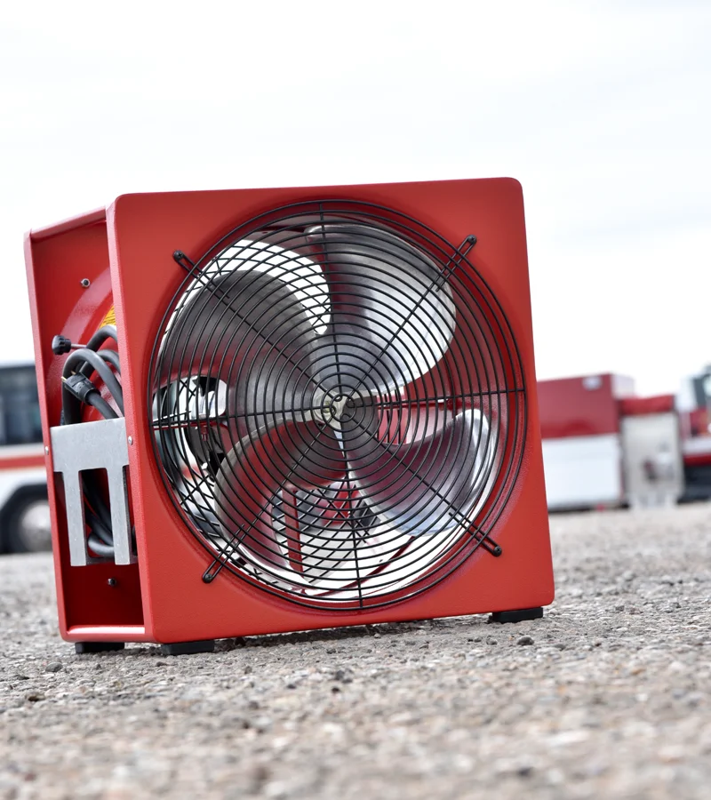 XHYXFire Water-driven smoke exhauster Motorized positive pressure smoke extractor Fire-fighting smoke extractor