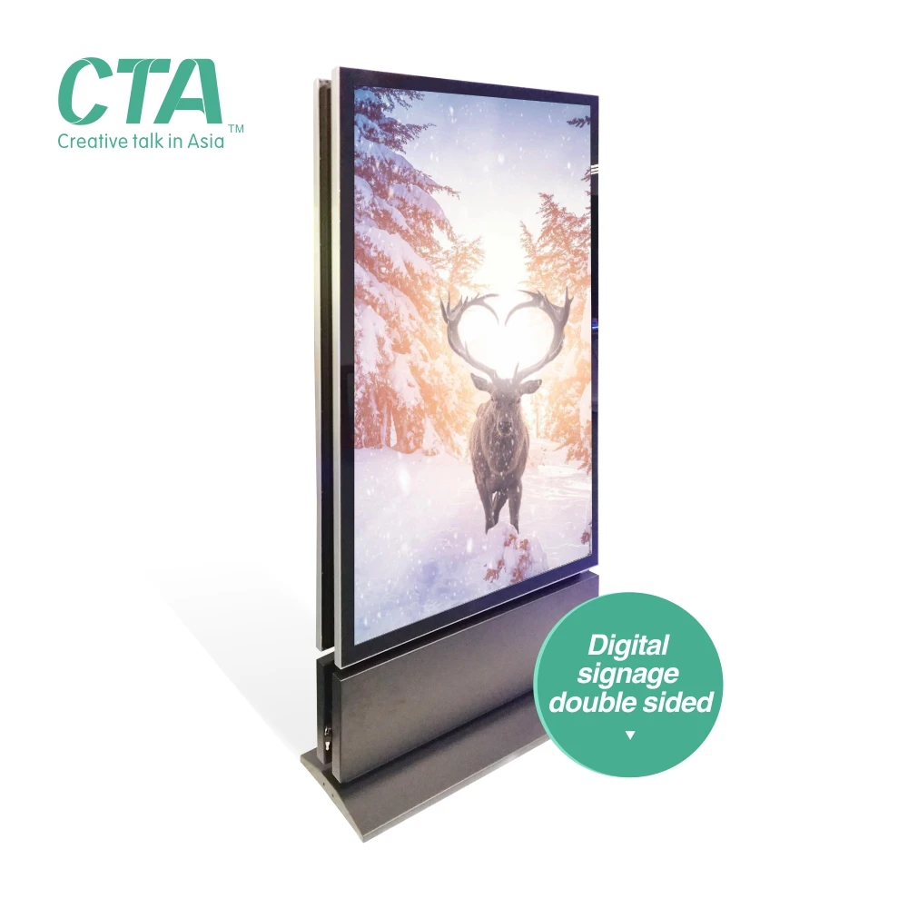 Guangzhou two side lcd led advertising display machine ,screen manufacture