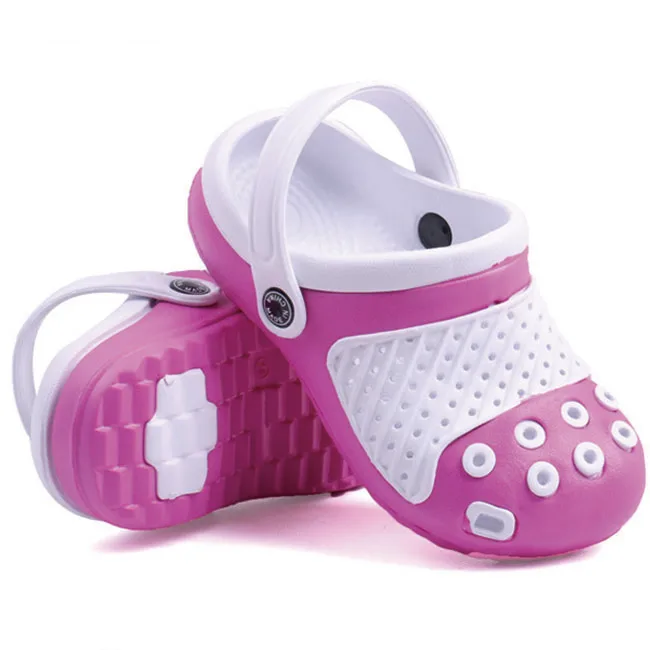 Недорогие Нескользящие Детские резиновые сабо для детей