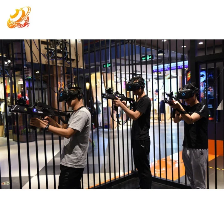 Мультиплеер VR игры Командная работа космическая война интерактивный VR игровой автомат для шутеров