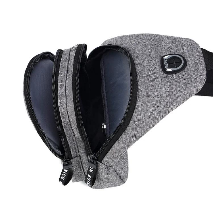 Men Travel Hiking Sling Chest Bag Cross Body Satchel Shoulder Back Sports Phone Pack