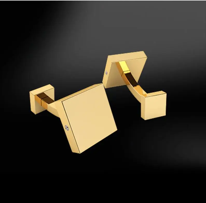 Роскошные мужские ювелирные изделия под заказ брендированные запонки квадратные