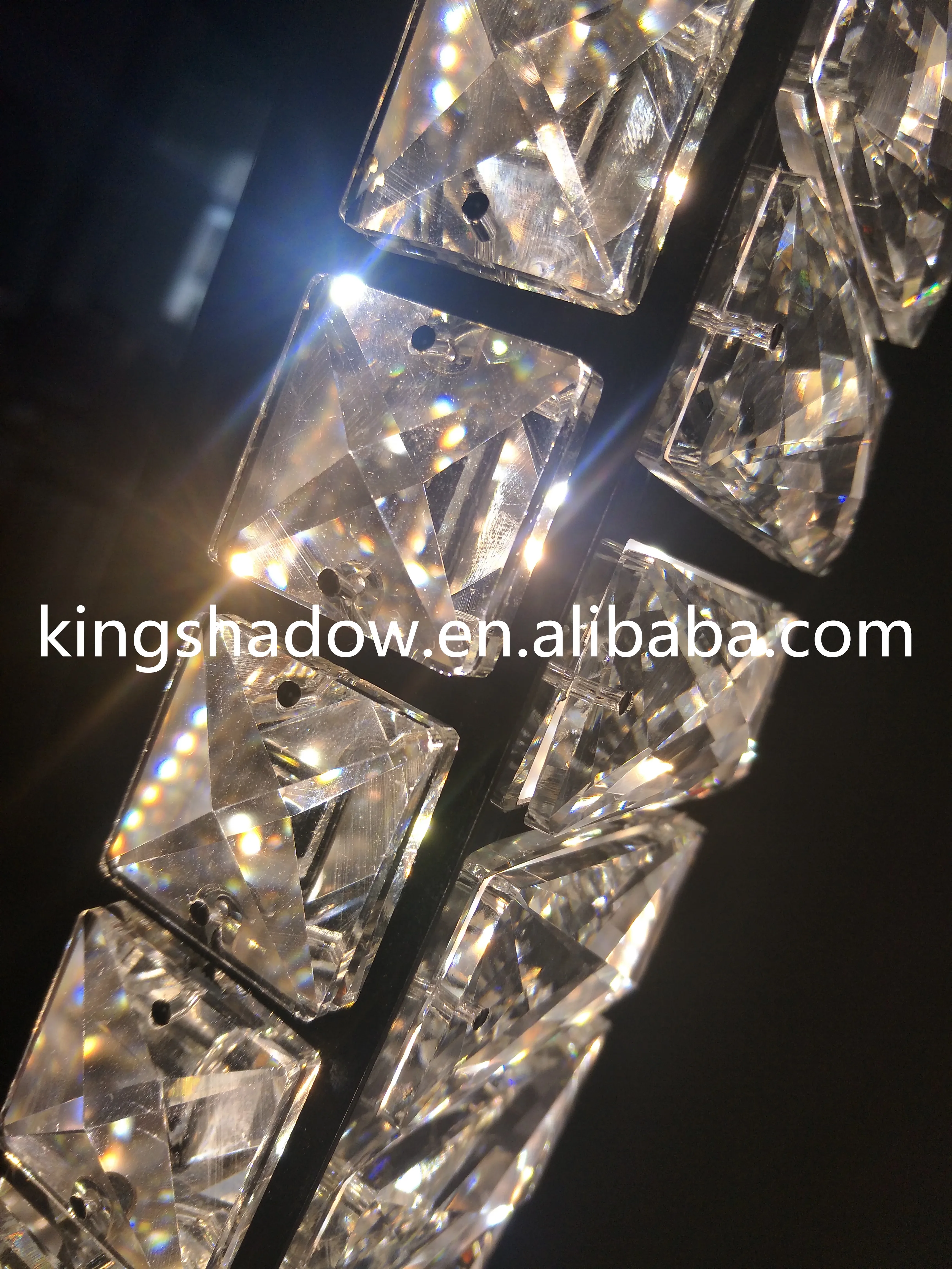 Hair salon wall mirrors luxury makeup mirror crystal decoration mirror