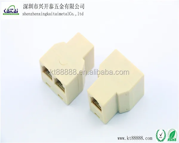 Адаптер/8Pin RJ45 3 вместить женщин сетевой разветвитель