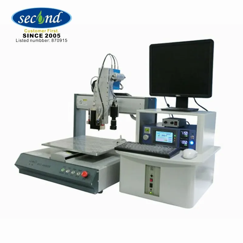 SEC-500EDSP tabletop  high precision CCD visual dispensing robots glue dispenser with CE certificated