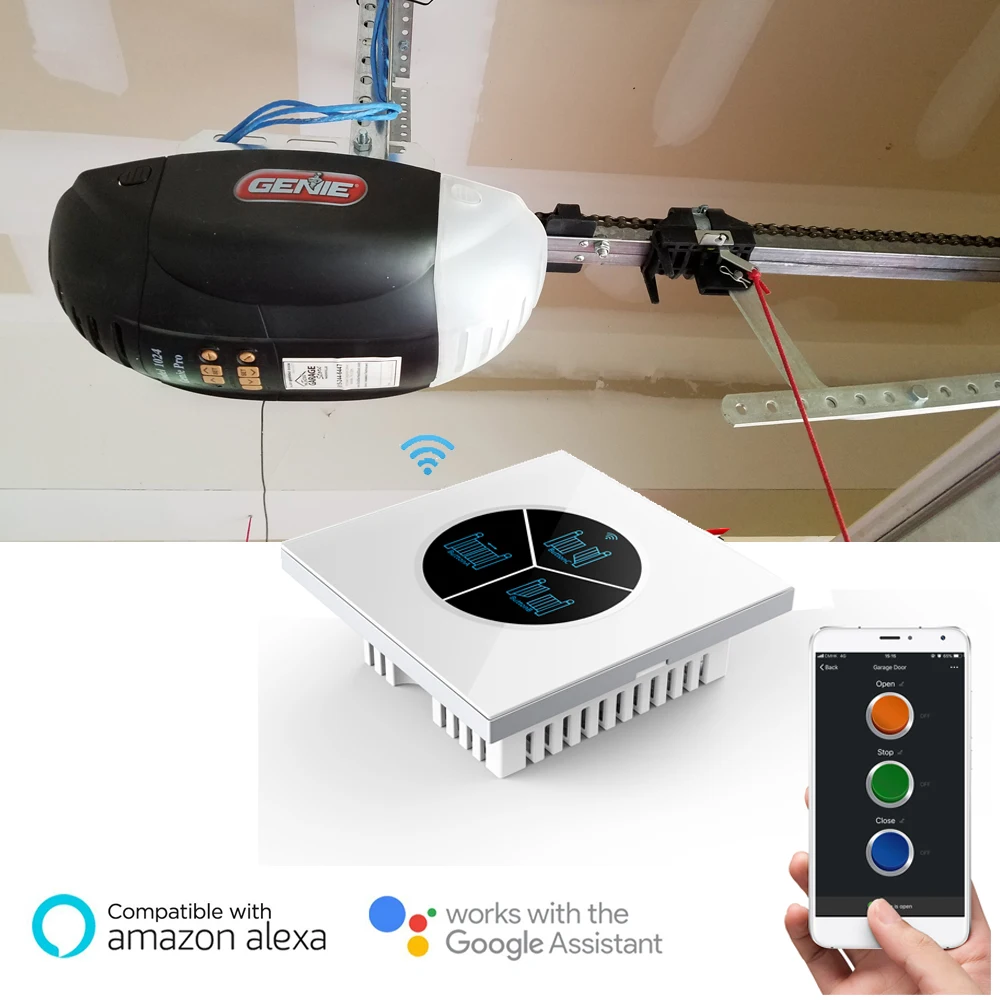 Double Electric Automated Swing Gate Opener WiFi Rolling Code Remote Control