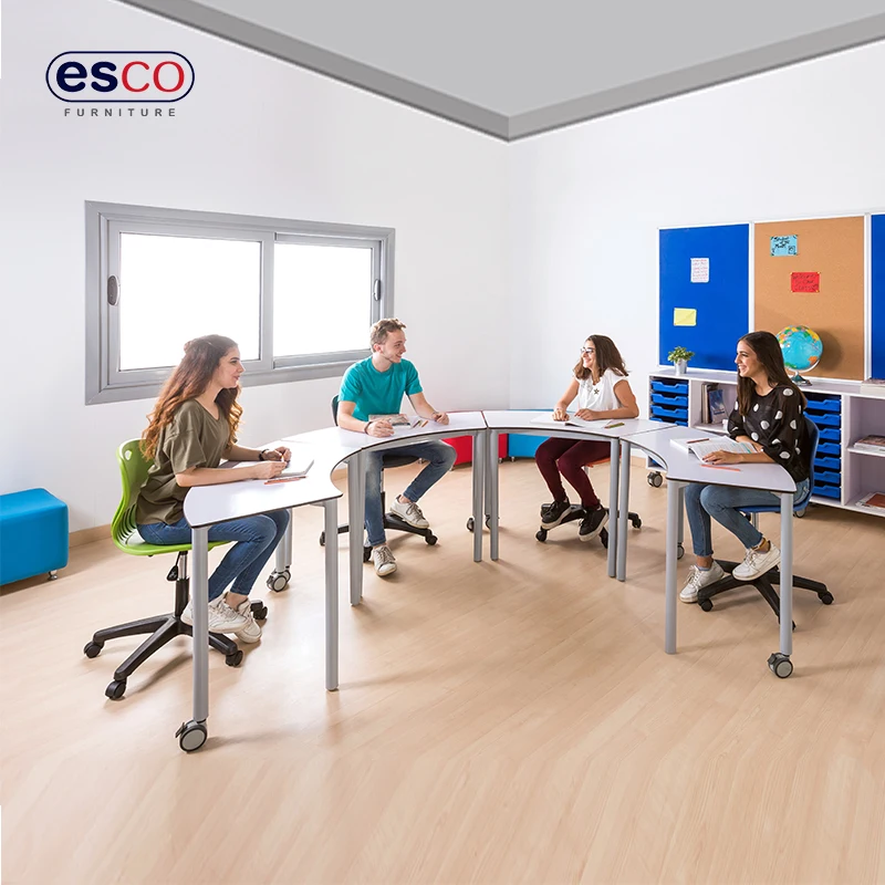 
Flexus University school furniture in pakistan table for discuss 