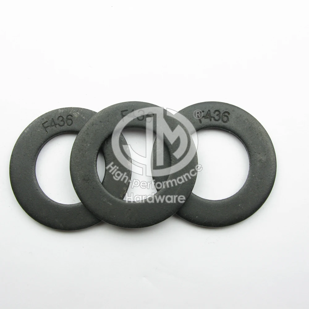 ASTM F436 Hardened Flat Washer Yellow Zinc Plated