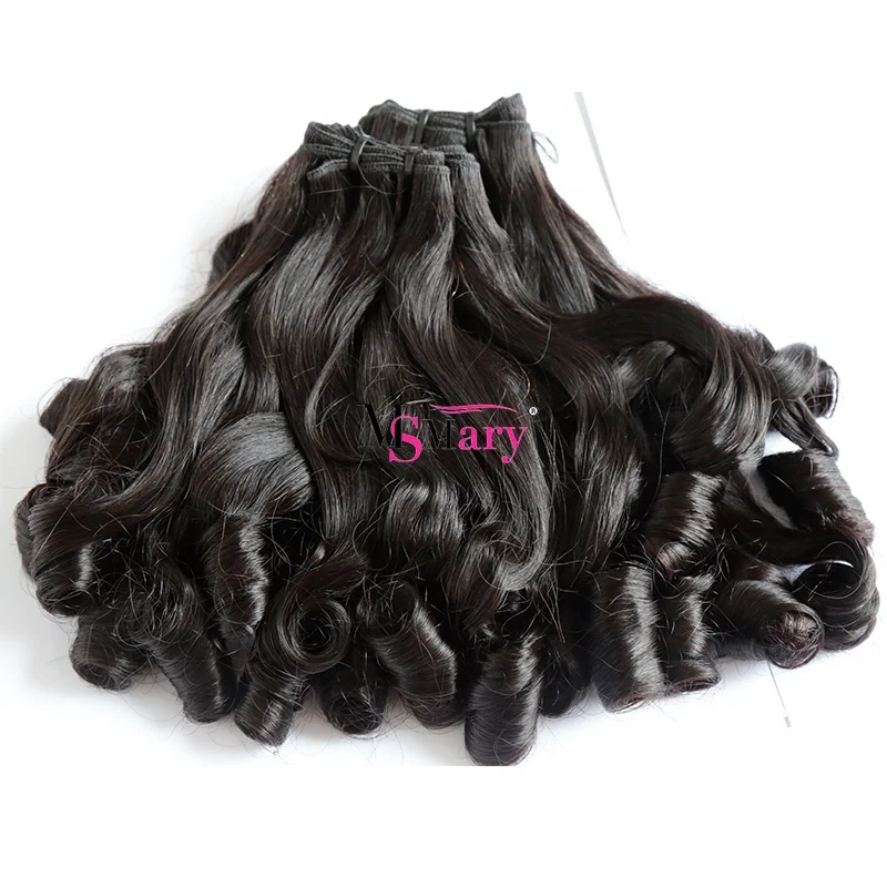 12A Double Drawn Funmi Human Hair With Closure / Frontal Wholesale,  100% Unprocessed Funmi Hair in Human Hair Extension