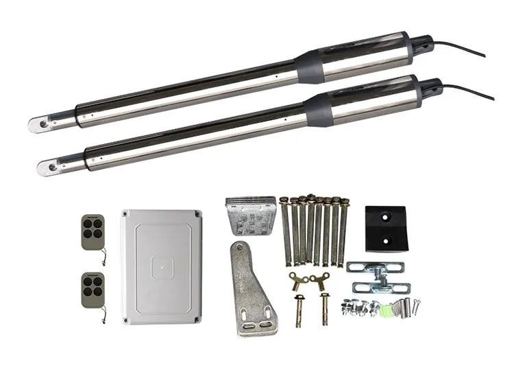 Automatic double leaf arm operators swing gate opening system self closing gate kit