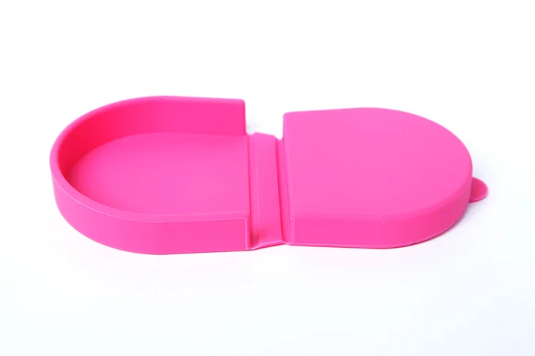 Custom logo printing Horseshoe shape  Eco-friendly silicone coin bags