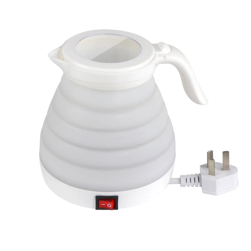Высококачественный уникальный самый тонкий быстро Электрический Силиконовый складной чайник