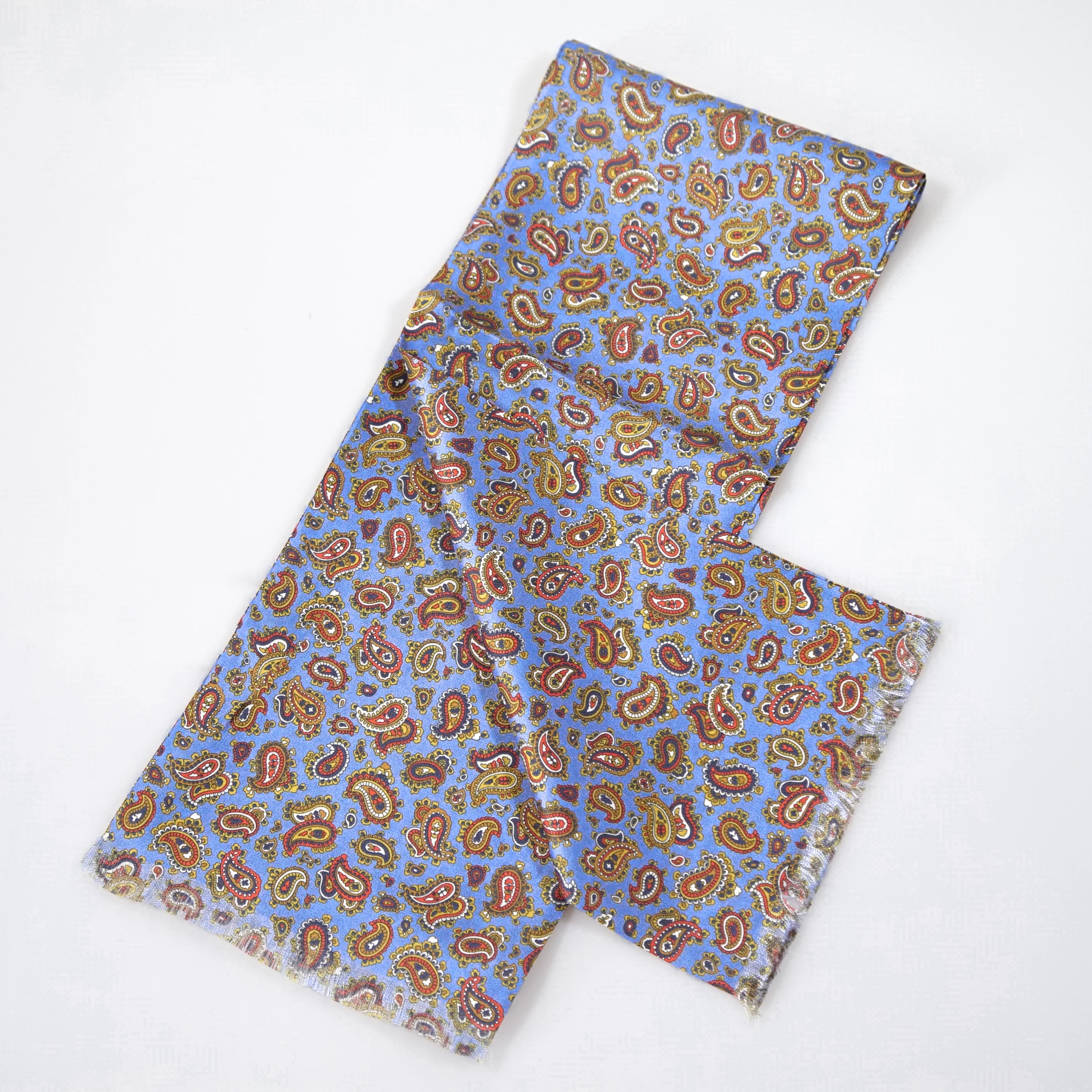 100% Silk Custom Fashion Men Wholesale Digital Print Scarves