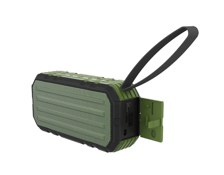 Subwoofer Outdoor Shower Portable Wireless Waterproof Resistant Blue Tooth Speaker with FM Radio