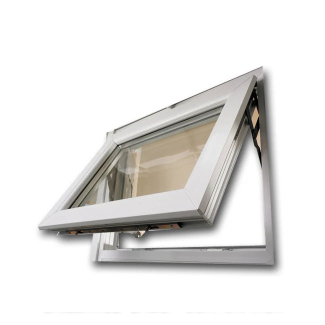 Pvc Small Single Hung Windows Awning Glass Bathroom Window