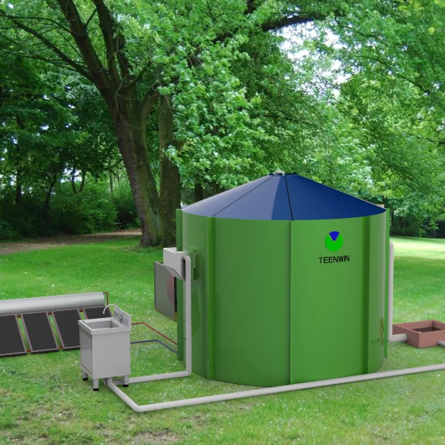 Abattoir offal waste treatment plant