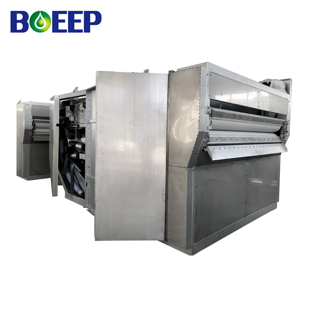 Low Maintenance Process Sludge Plant Vacuum Belt Filter Press for Sale