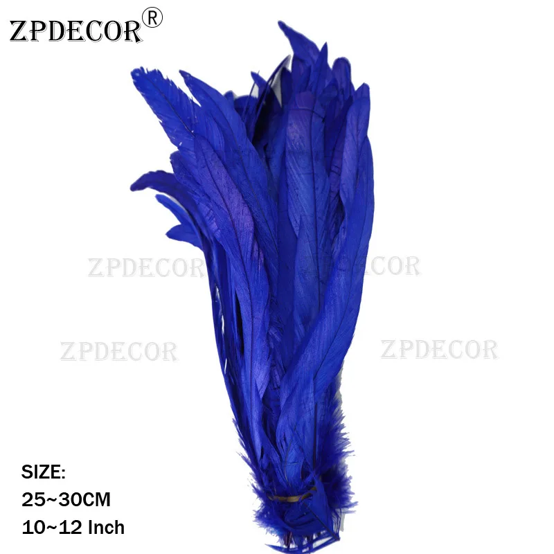 25-30 CM 1pack 100 PCS  Cheap Rooster Tail Feathers for DIY or Arts and crafts