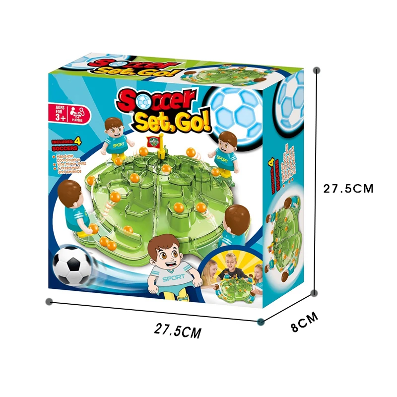 2019 plastic educational board game soccer set toy for children