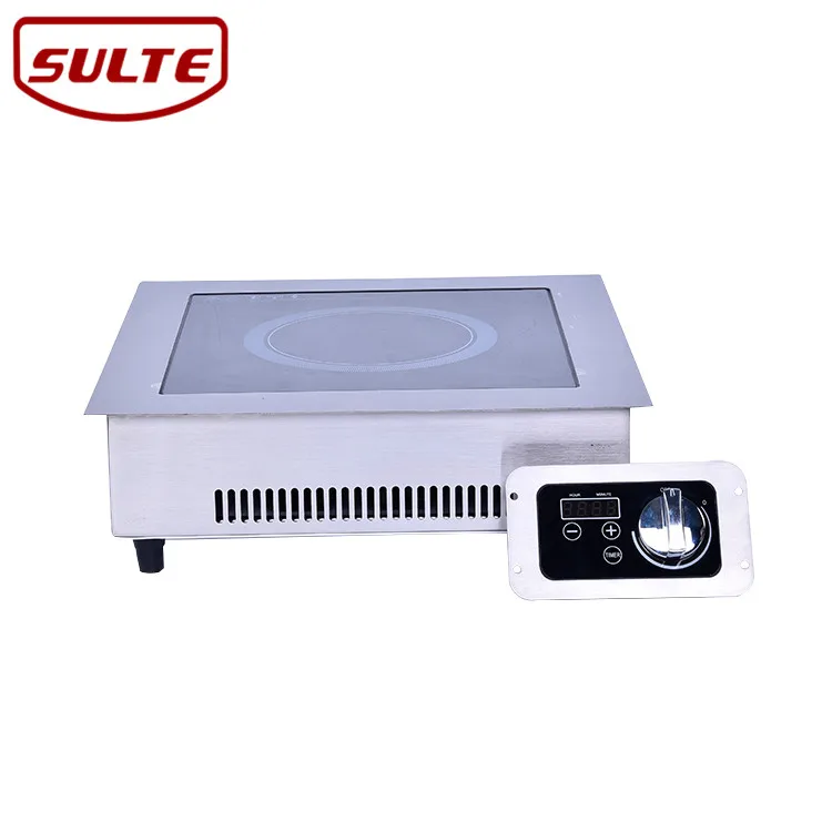 Portable electric magnetic induction cooker price, hot pot shop flat cooker built-in magnetic cooker