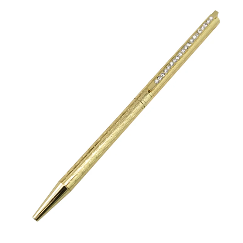 Luxury  slim gold pen for gift