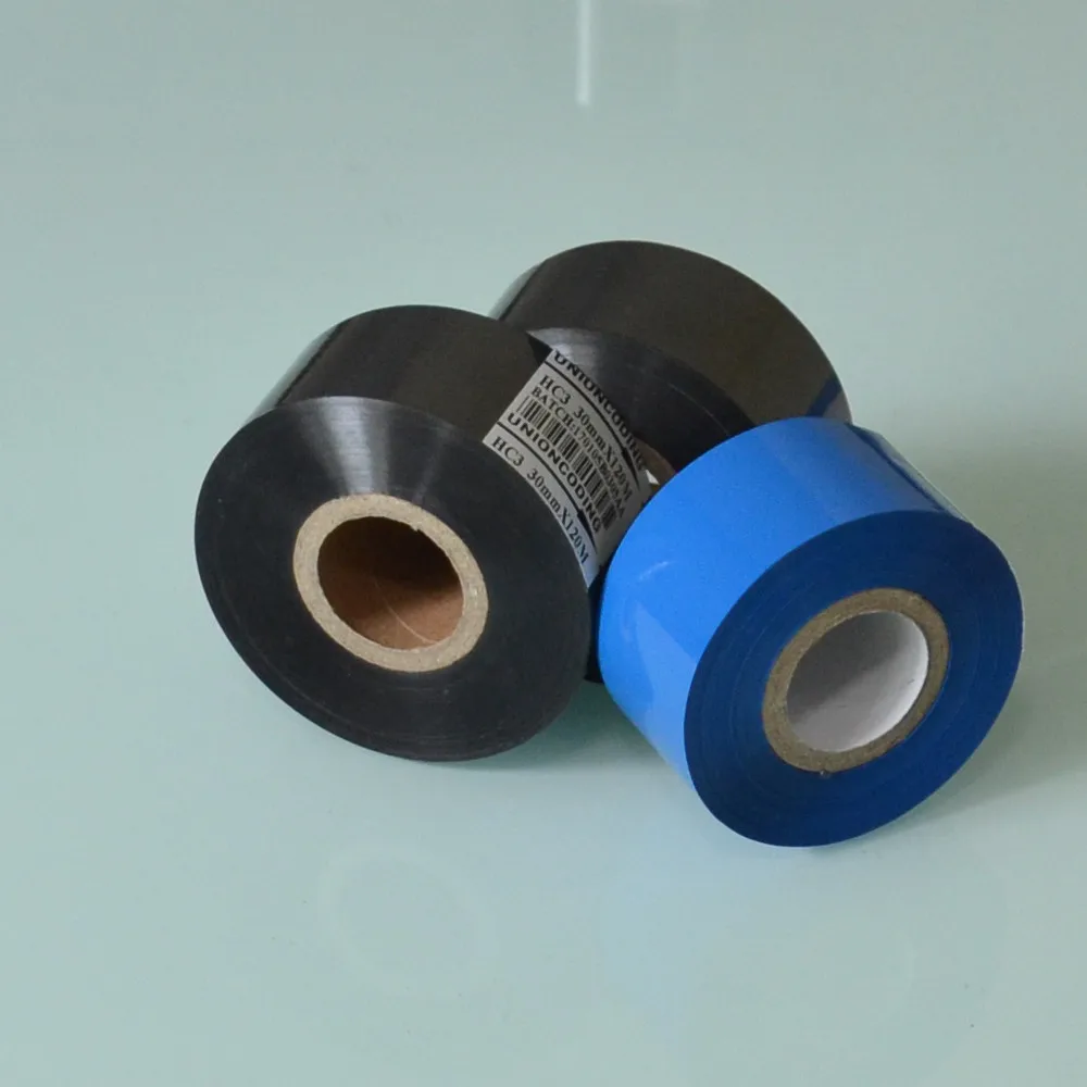 HC3 Тип Черный цвет 30мм Ширина 120м Длина горячая печать кодирования лента