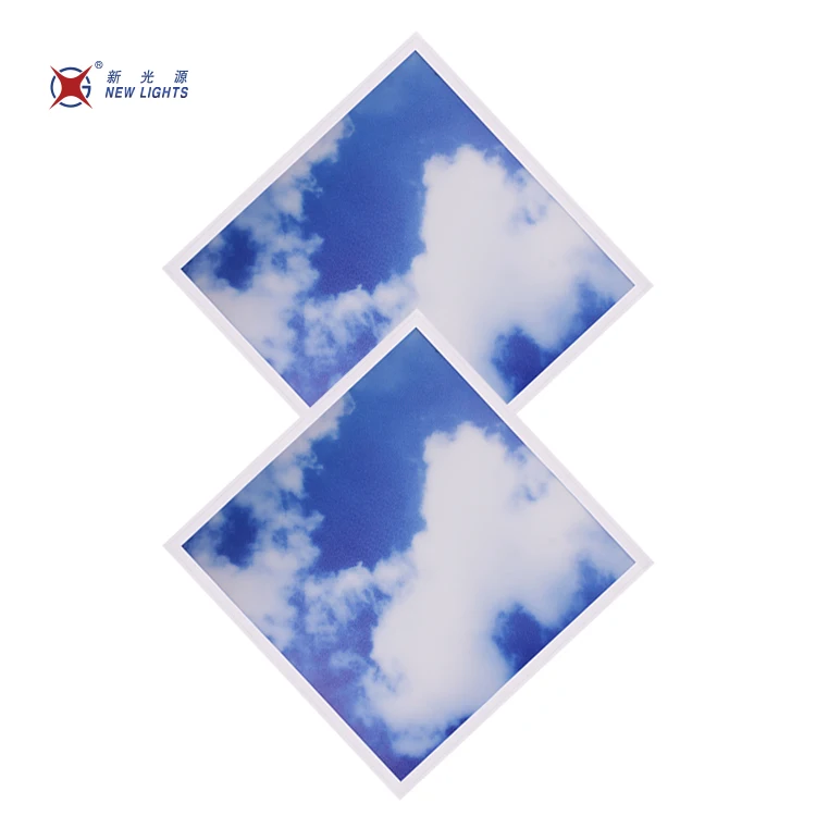 Голубое небо белое облако 36 Вт 40 Вт 48 Вт 600x600 большие светодиодные панели свет