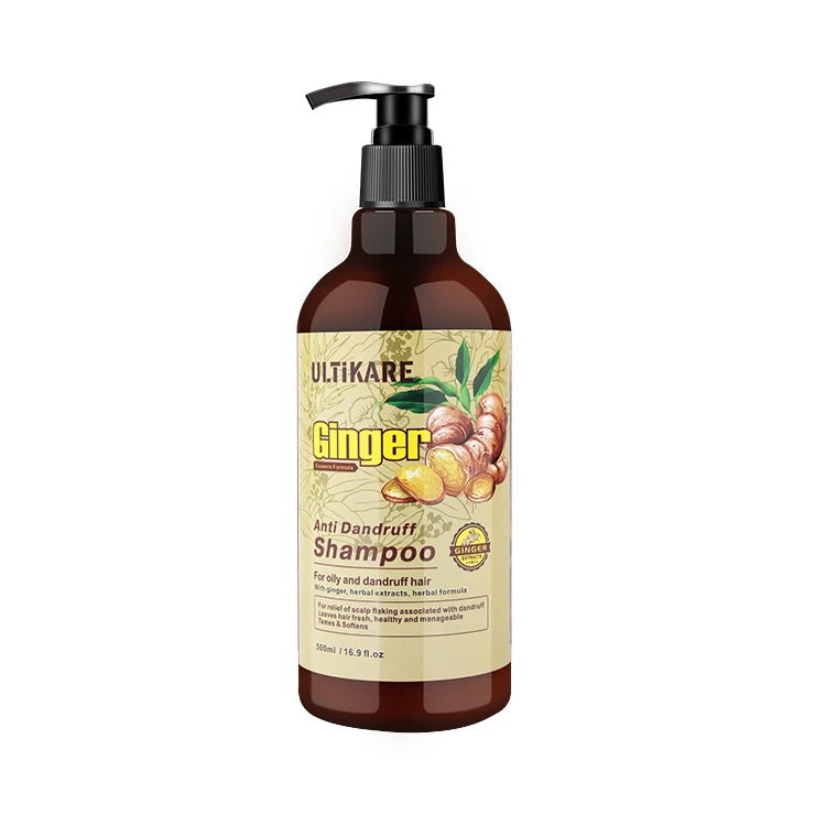 Private label bulk oem moisturizing hair care products natural ginger shampoo for dry hair