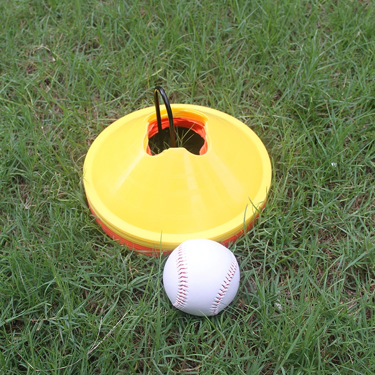 Yellow Softball Blank Mini Leather Baseballs