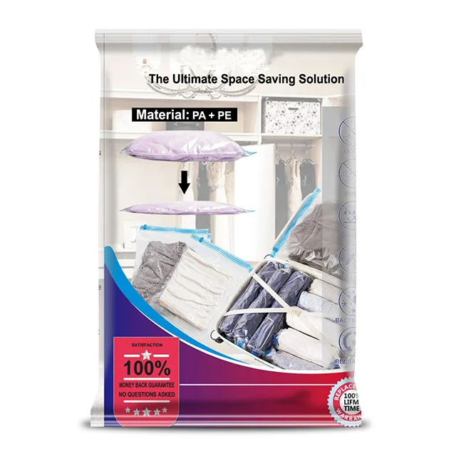 Cheap Vacuum Storage Bags  for Comforters Blankets Clothes Pillows Travel Space Saver Seal Bag