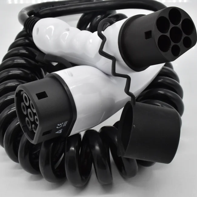 Electrical 16A 32A IEC 62196-2 double plug type 2 ev connector