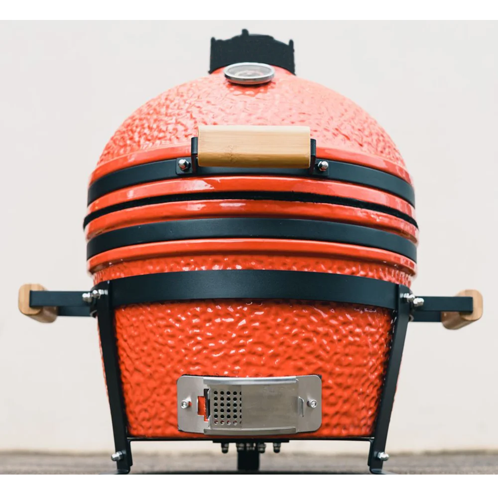 SEB 16 дюймов Kamado дренажная печь пеллетка для коптильни уличное барбекю курицы керамические Грили с древесным углем