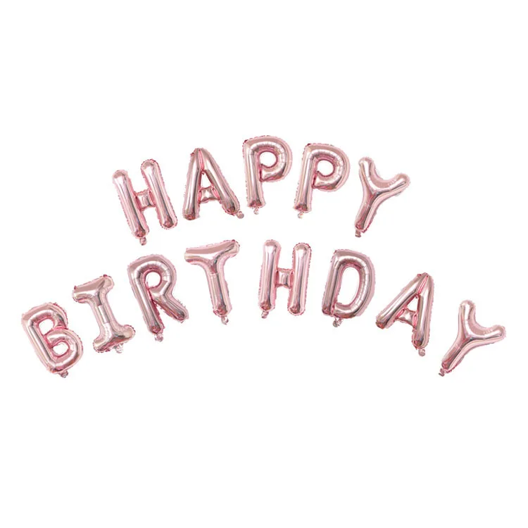 16 INCH LETTER Top Quality Environmental EN71Stage Decoration Party Supplies Balloon Letters Foil