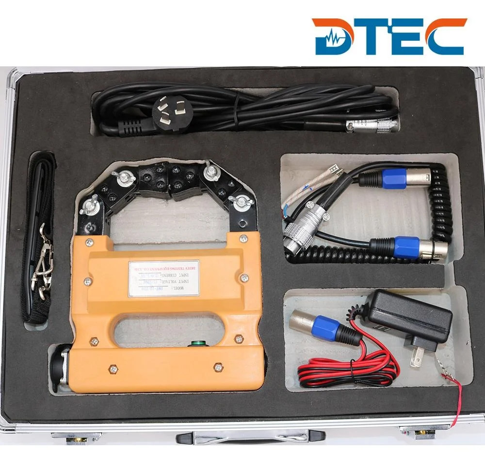 DTEC DMY12-220 Dual Magnetic Yoke Flaw Detector DC  AC power supply 12V battery 220V switch white light