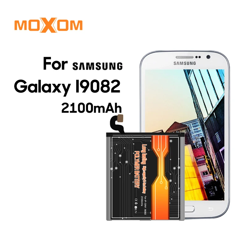 Factory Price 2000mah Instead of Batteries For Samsung I9082 Mobile Phone Battery MOXOM