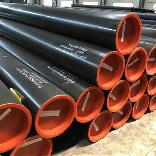 ASTM A53 Gr. B Ms erw горячекатаная углеродистая черная стальная труба размер 3/4 1 2 4 дюйма для нефтепровода и