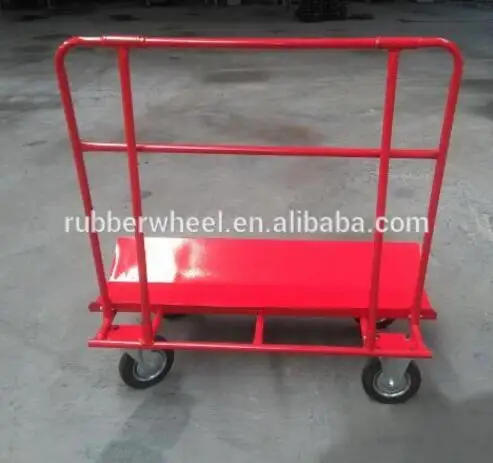 heavy duty plywood glass door gypsum board drywall sheet cart 2000lbs load capacity transportation moving dolly tool kart