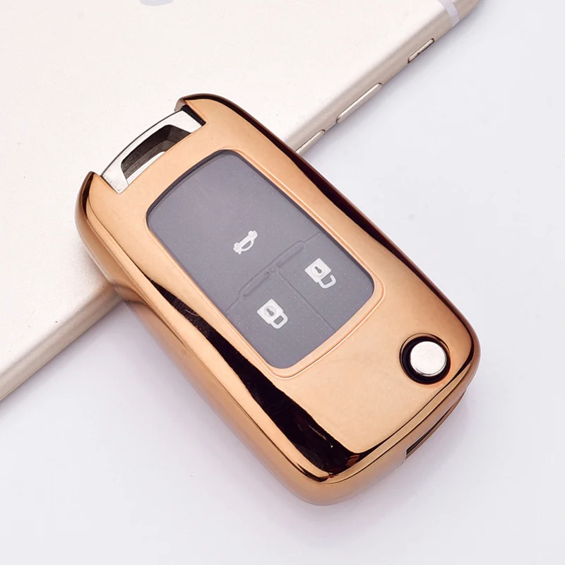 Чехол для автомобильного ключа для Chevrolet Smart Remote Key TPU Volkswagen чехол для автомобильного ключа защитный чехол для автомобильного ключа