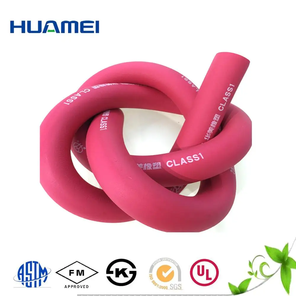 
Nbr Insulation Closed Cell Rubber Foam Pipe With Blue Color 