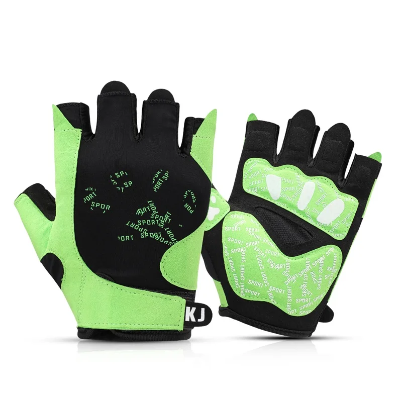 High quality bodybuilding accessories fingerless gym workout gloves for women