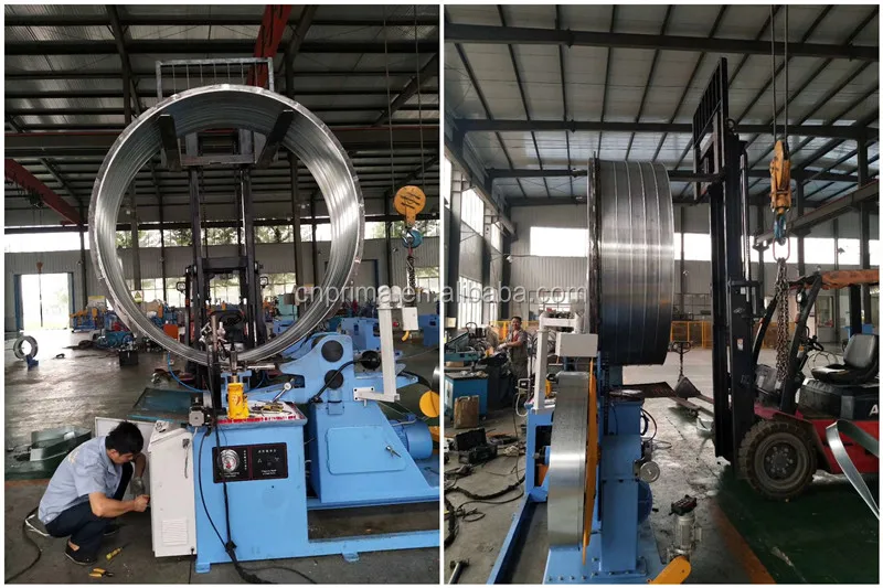 High Performance Round Spiral roll forming machine, duct spiral tube former