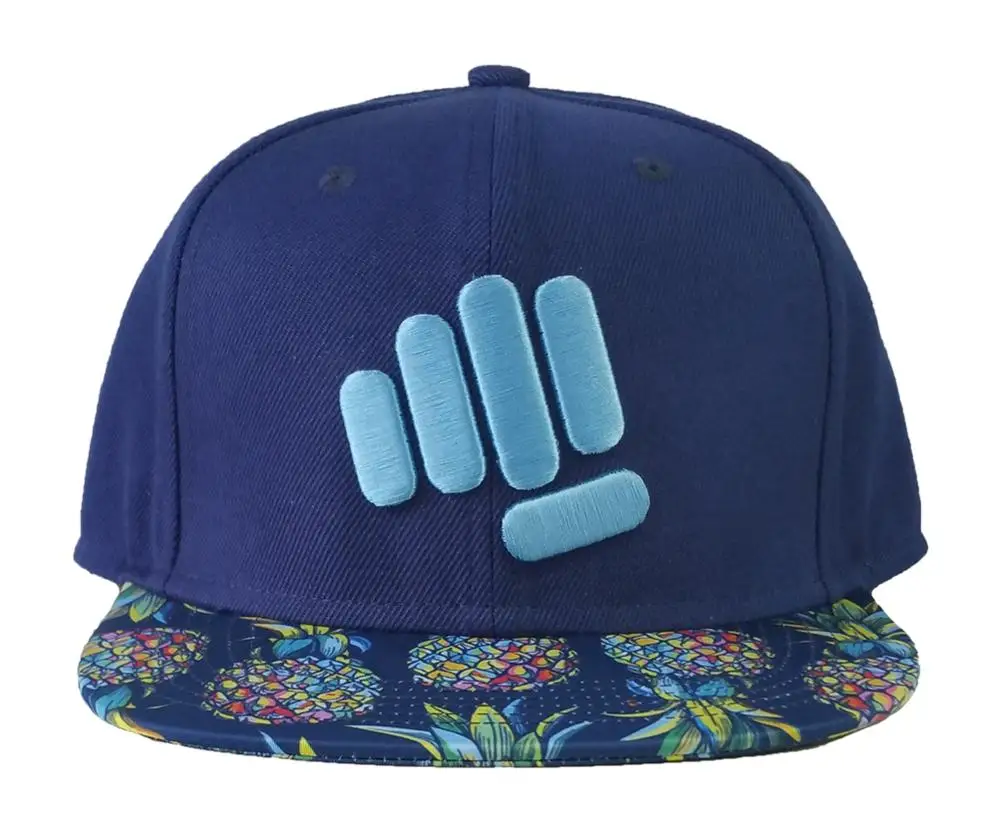 factory sublimation printing pattern snapback hat 6 panel style snapback caps