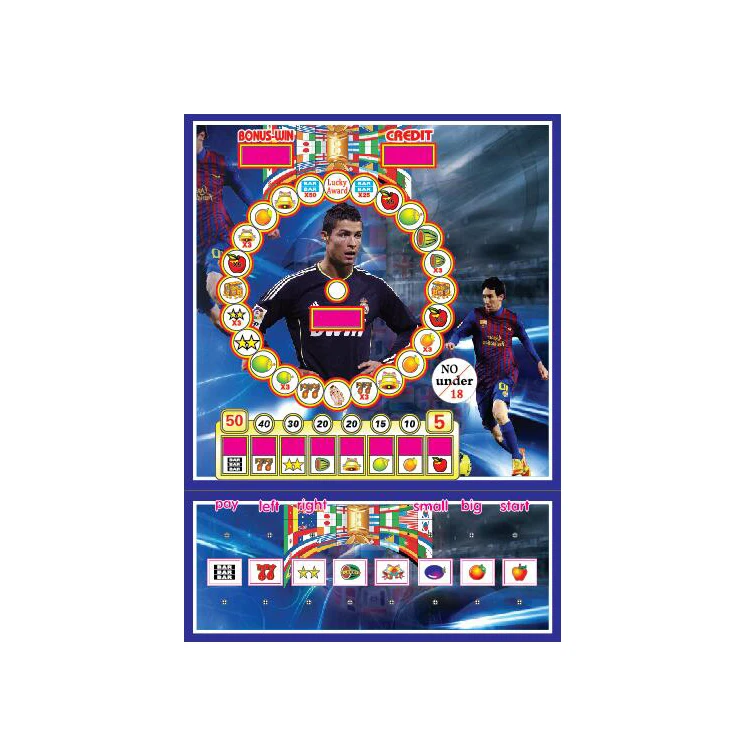 Coin Operated Machine Mini Ronaldo Customized Game Machine Mario For Sale