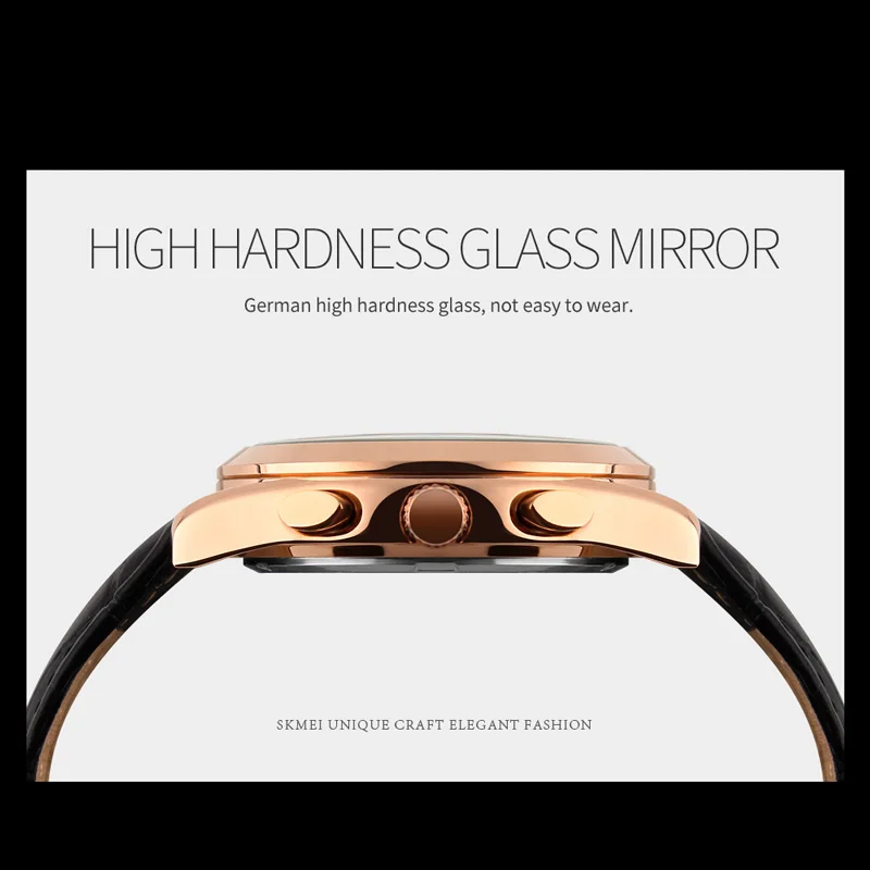 9127 three round dials skmei luxury business 30m water men quartz watch jam tangan