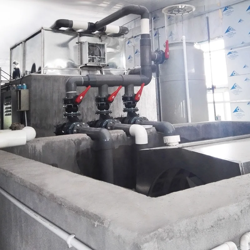 Aquaculture water treatment equipment for indoor intensive Recirculating Aquaculture Systems fish farming