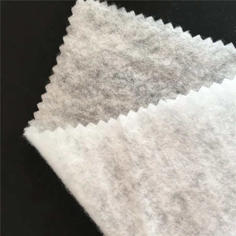 100% polyester needle punched nonwoven felt non-woven needle punch interlining fabric for garment making