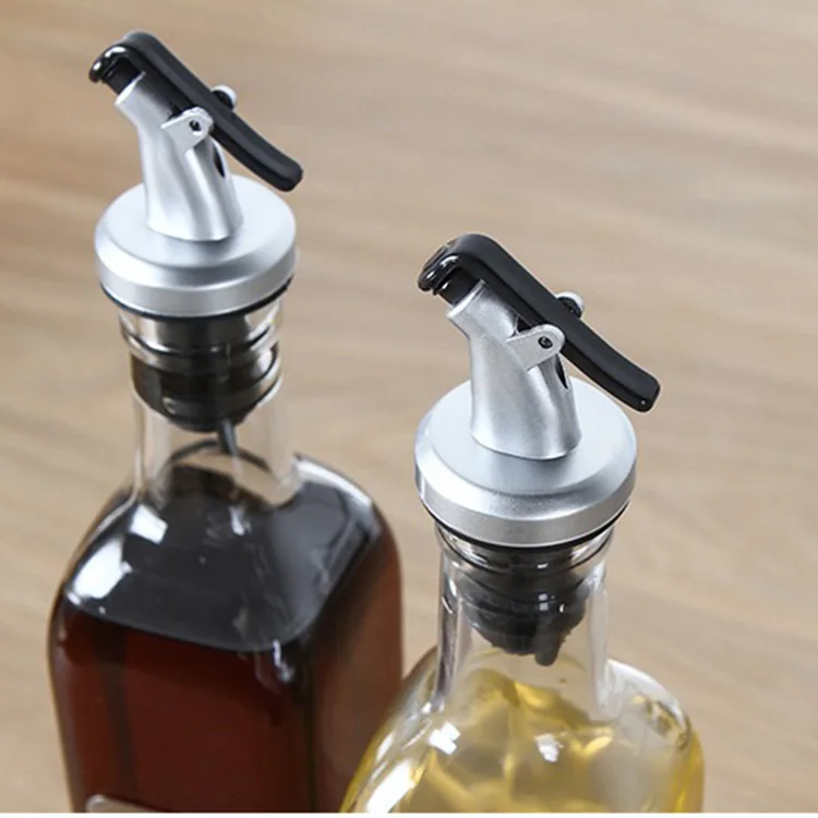 Oil Dispenser Kitchen Storage Bottles & Jars Good Sealing High Borosilicate Glass Multifunction Square Modern Kitchenware CN;HEB